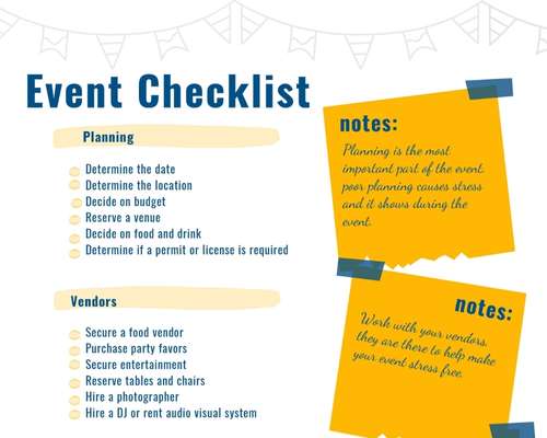 event checklist2