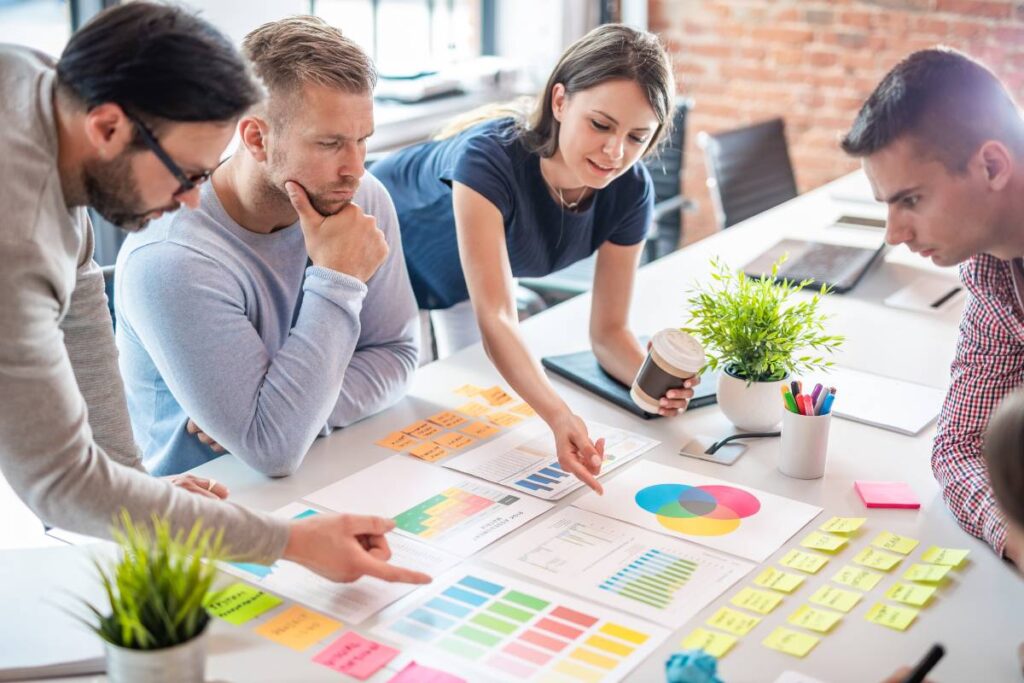 Team evaluating event success