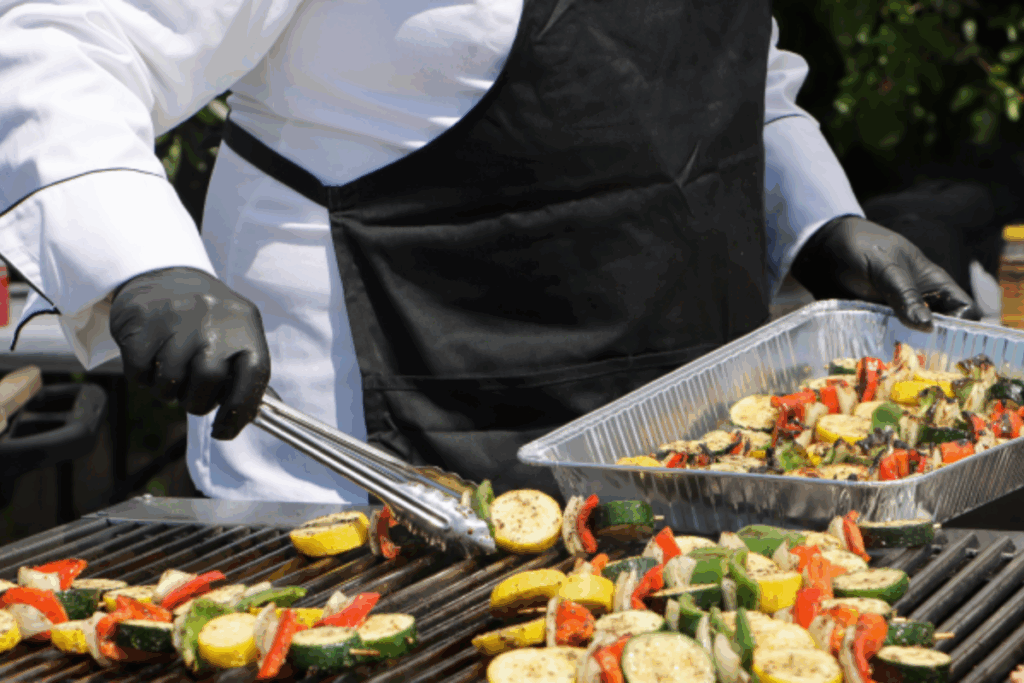 Serving up grilled favorites for hot sunny weather