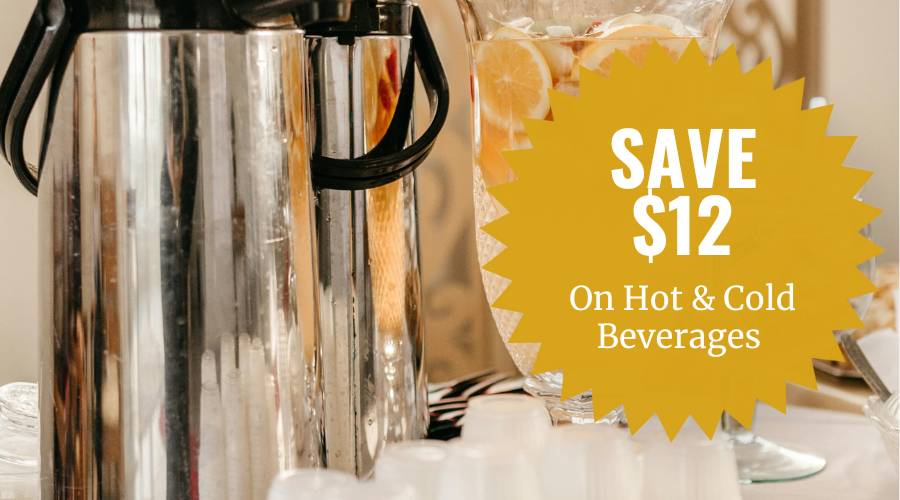 $12 off promo star for Lee n' Eddies hot and cold beverage promo