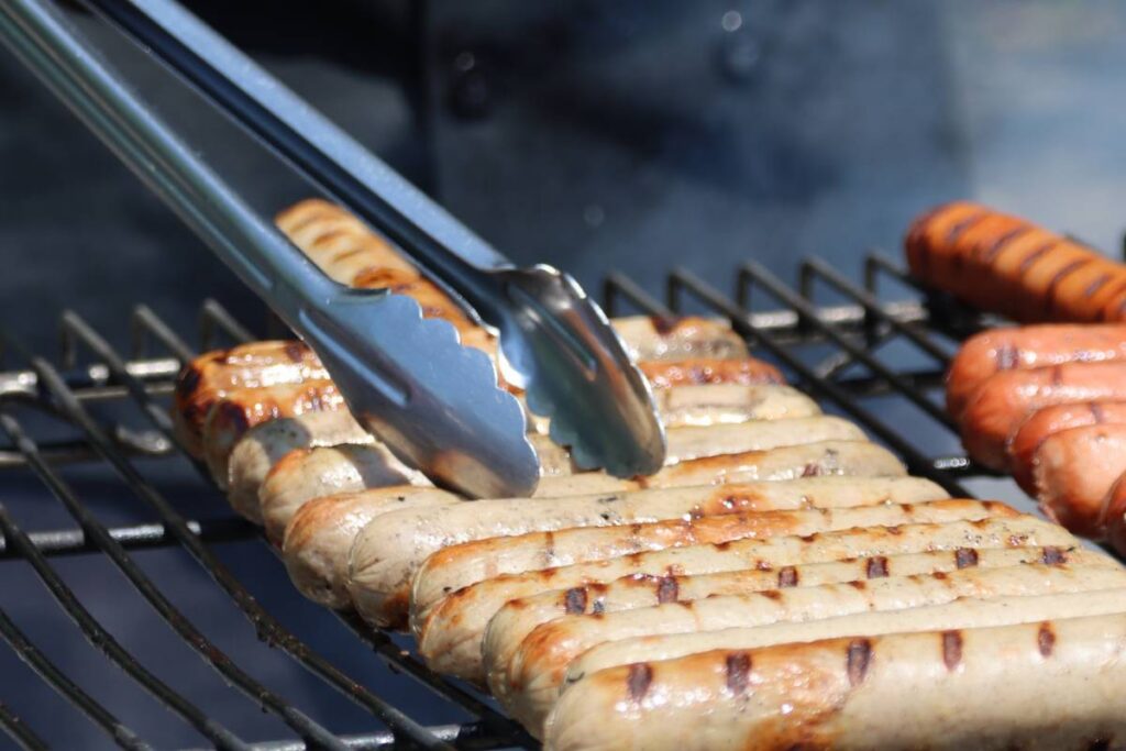 outdoor grilling at a picnic and bbq catering