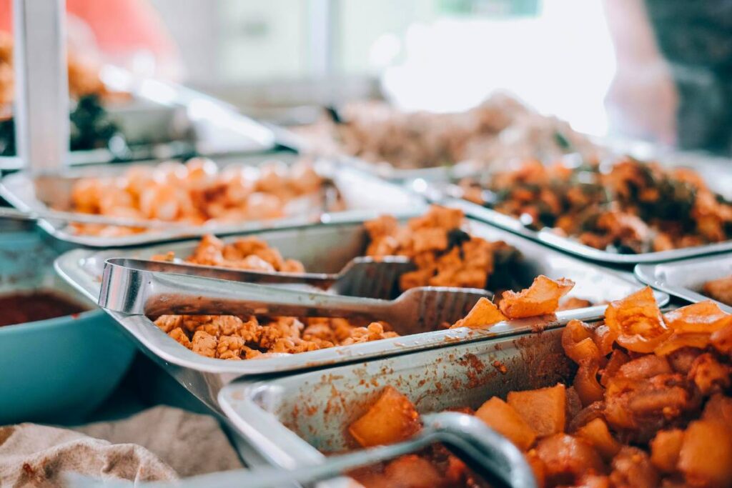 party-buffet-serving-utensils-and-food-trays