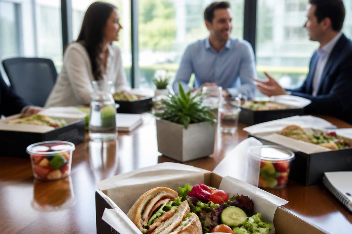 Boxed lunches or buffet for office catering
